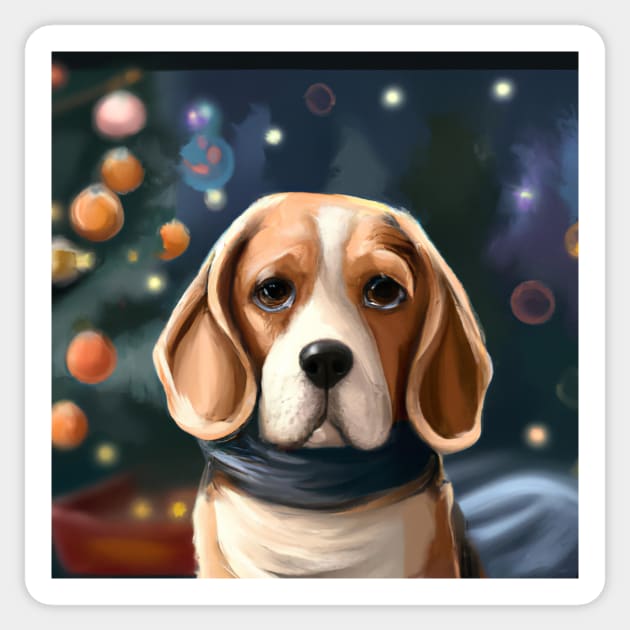 Cute Beagle Drawing Sticker by Play Zoo